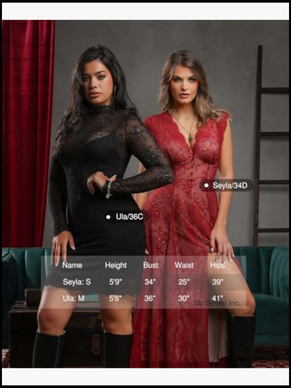 Lace Long Sleeve Bodycon Dress with Built-in Shapewear - Picture 2 of 7